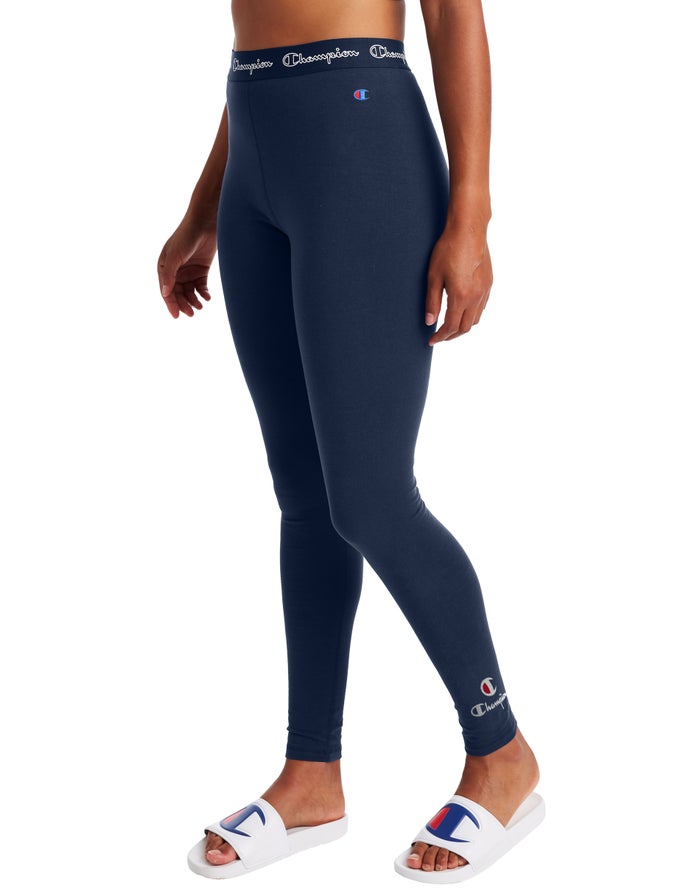 Champion Authentic Legging Dames - Donkerblauw - Belgie 9704OXRAP